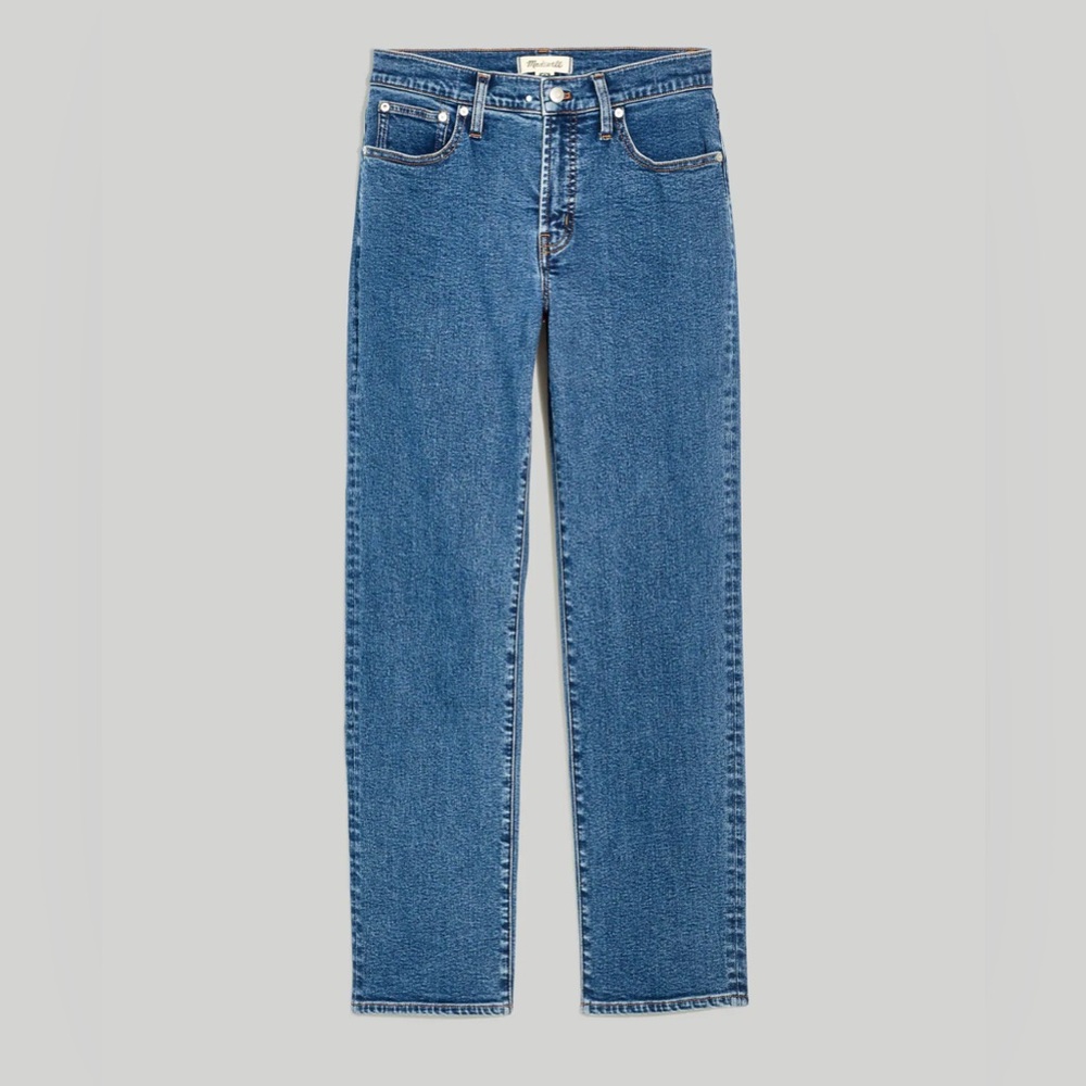 Madewell Womens 32 The Perfect Vintage Straight Jean Indigo: Instacozy Edition